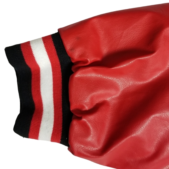 NWT Steve and Barry's Chevrolet Racing Bomber Letterman Jacket Men's Size Large - Picture 16 of 16